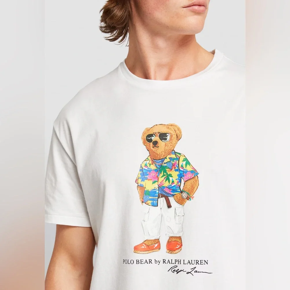 Mens POLO RALPH LAUREN POLO BEAR JERSEY T-SHIRT